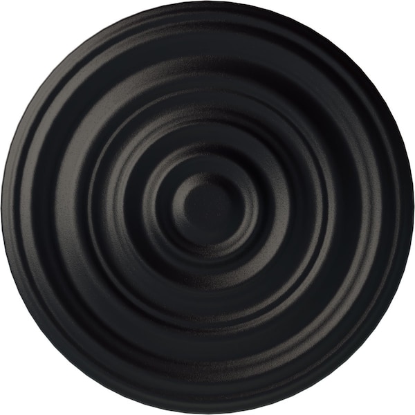 Ekena Millwork Carton Smooth Ceiling Medallion (Fits Canopies up to 9 1/8"), 29 1/8"OD x 1 1/2"P, Steel Gray CM29CASGS - main